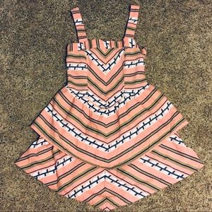 Kimchi Blue Patterned / Layered Dress